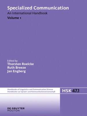 cover image of Specialized Communication